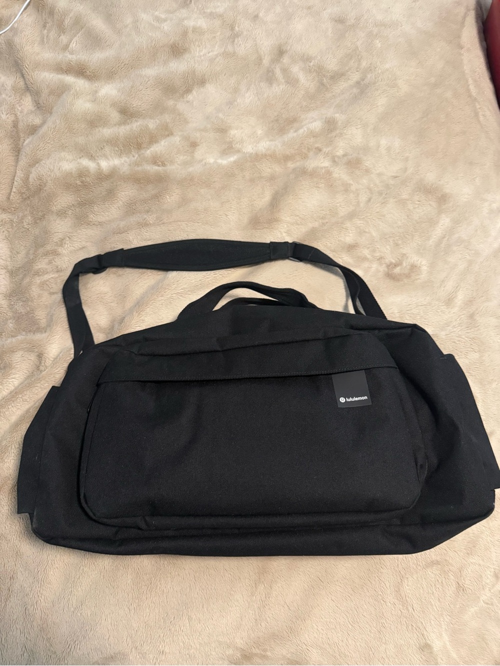 lululemon athletica Black Duffel Bag